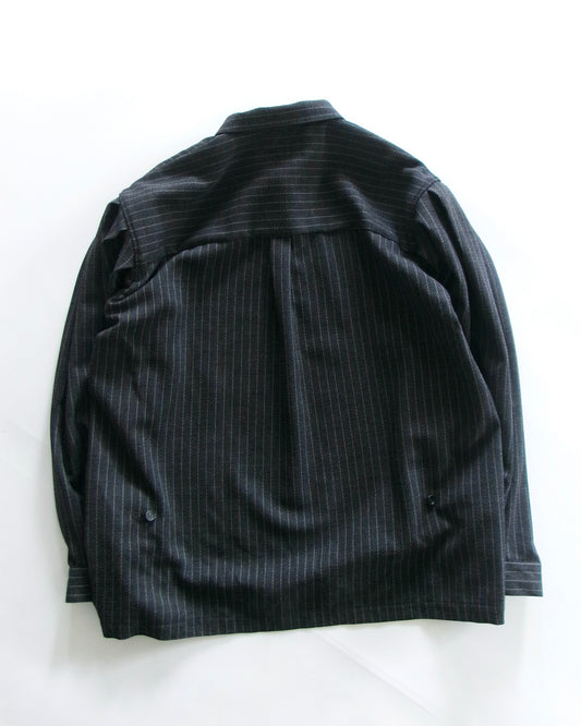 oira pullover shirt - wool stripe