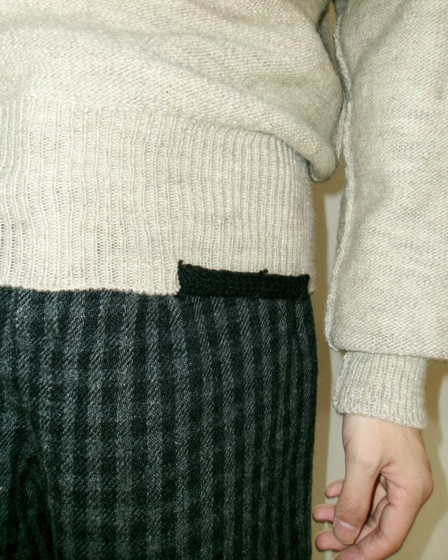 oira reversible knit pull - オノエ
