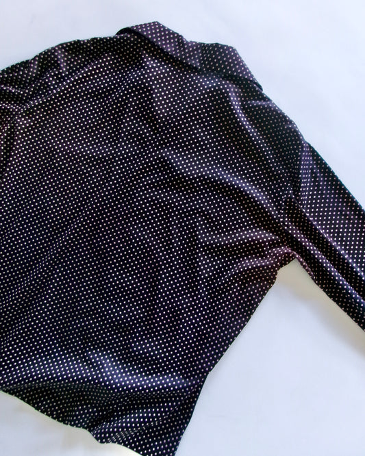 70s dot pattern shirt