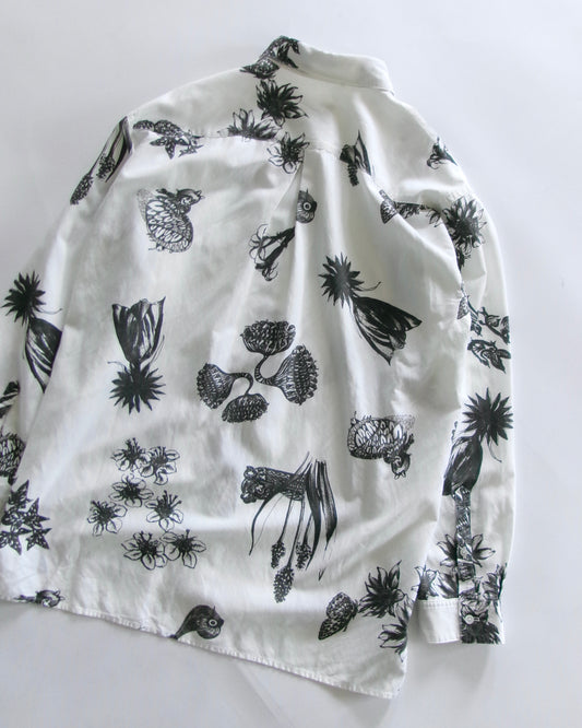 Kiivu L/SHT- Hand Drawing SUMI Printing