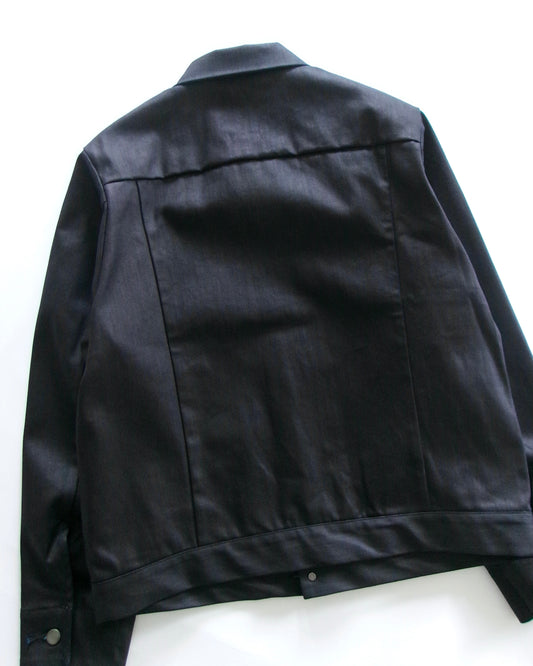 Kiivu denim trucker jacket - 12.5oz Rainbow Denim + SUMI