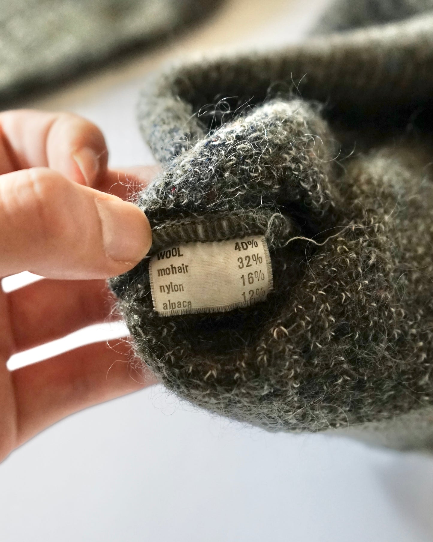 80~90s MISSONI UOMO block pattern knit