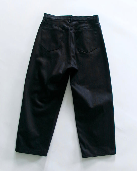 Kiivu denim wide trouser - 12.5oz Rainbow Denim + SUMI