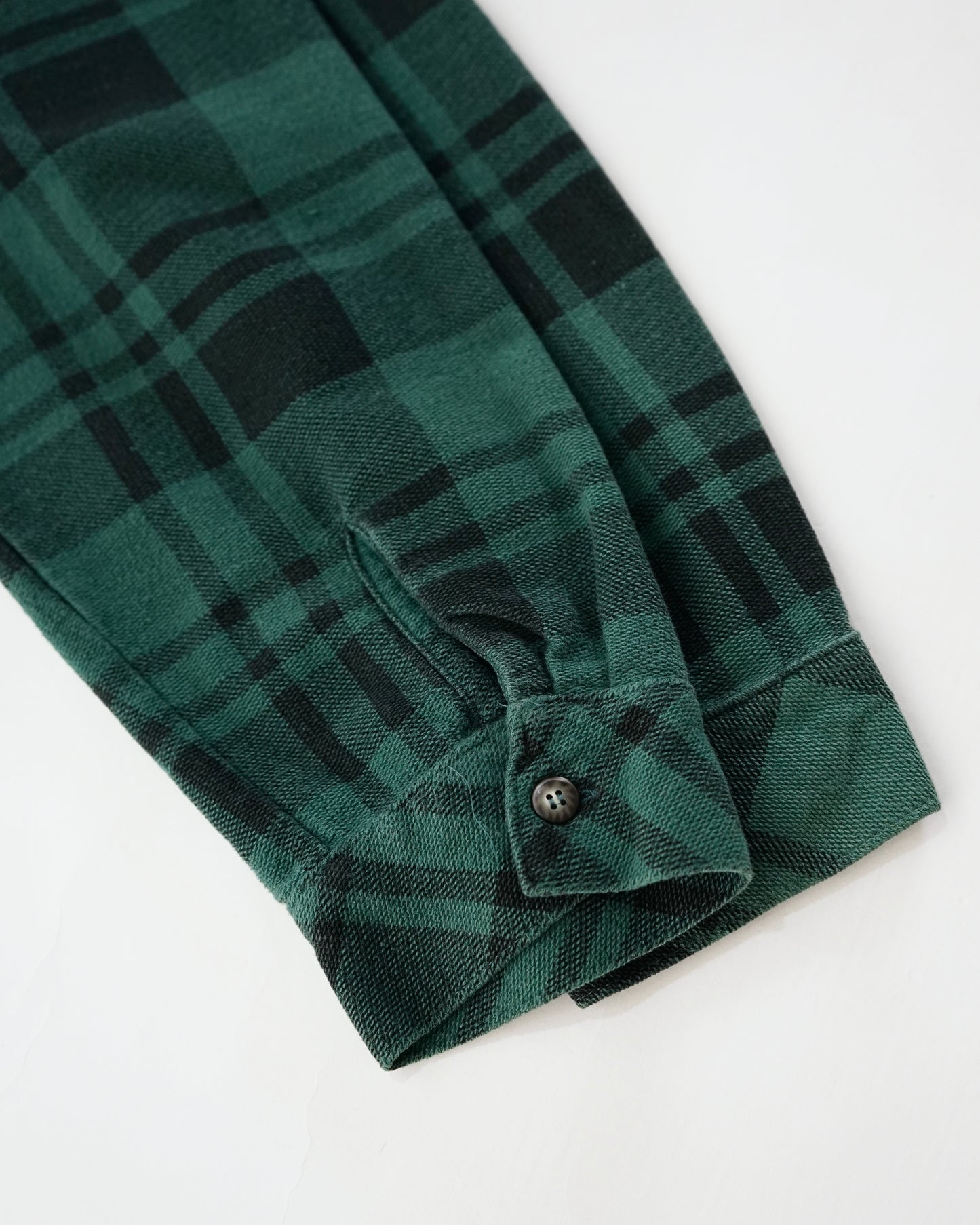 90s OLD GAP Plaid Piqué Henley Neck Pullover Shirt
