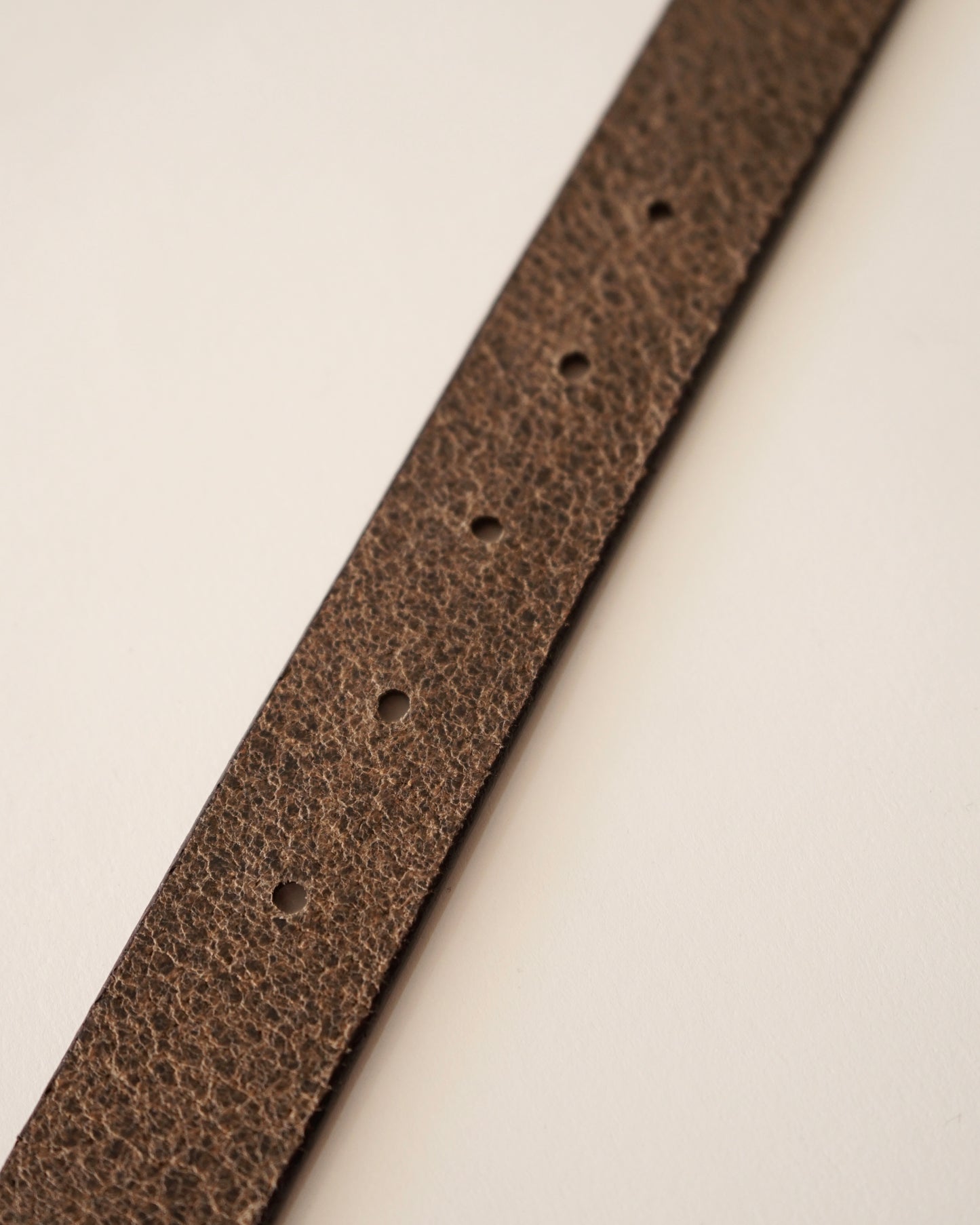 Cale-malossi cowhide belt- gray