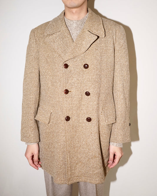 70s PURITAN double breasted pile lined jacket