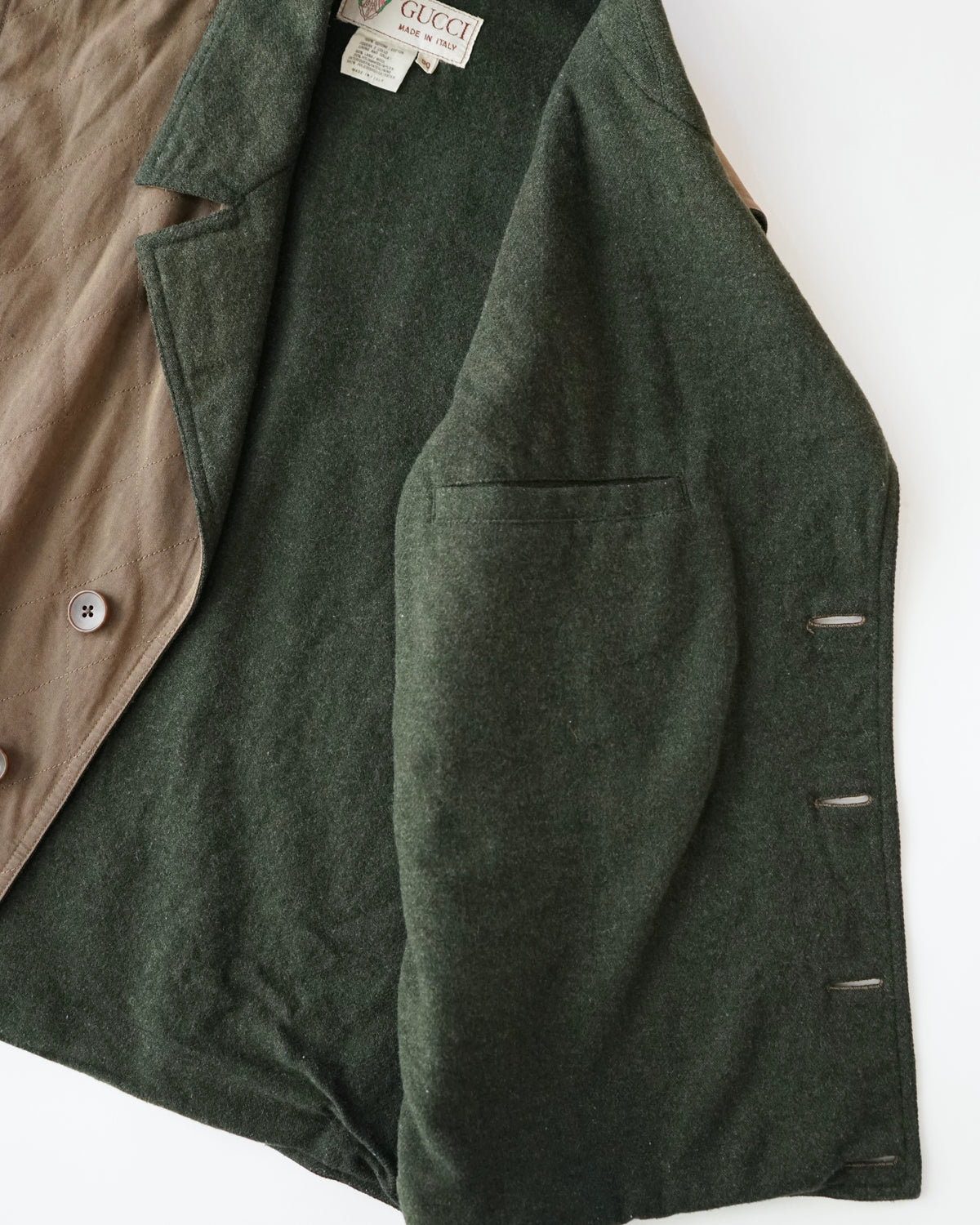 80s GUCCI Quilted Vest