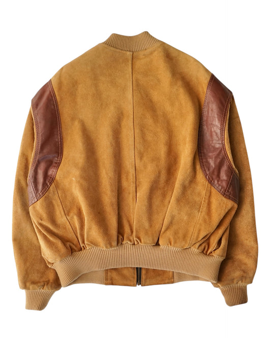 80s B style suede blouson