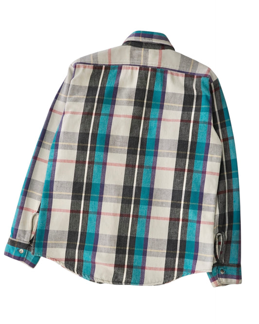 80s【FIVE BROTHER】L/S Flannel Shirt USA製