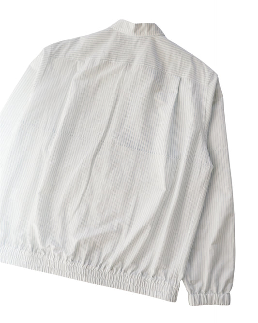 Cale-lime indigo print shirts jackets-pencil stripe