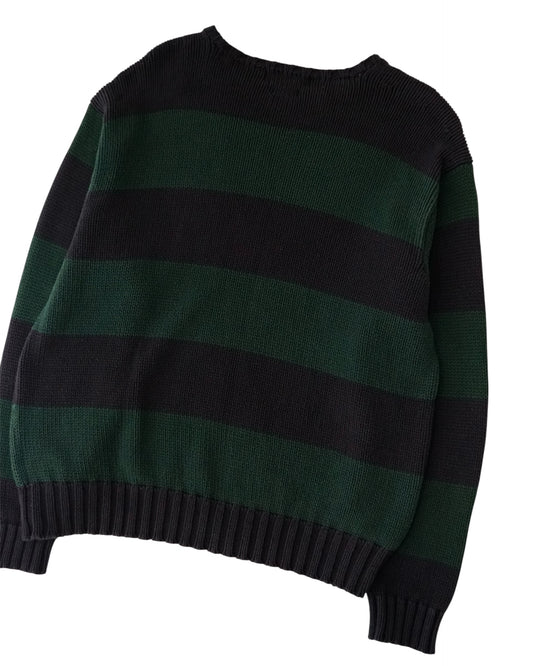 90s Polo by Ralph Lauren border cotton knit