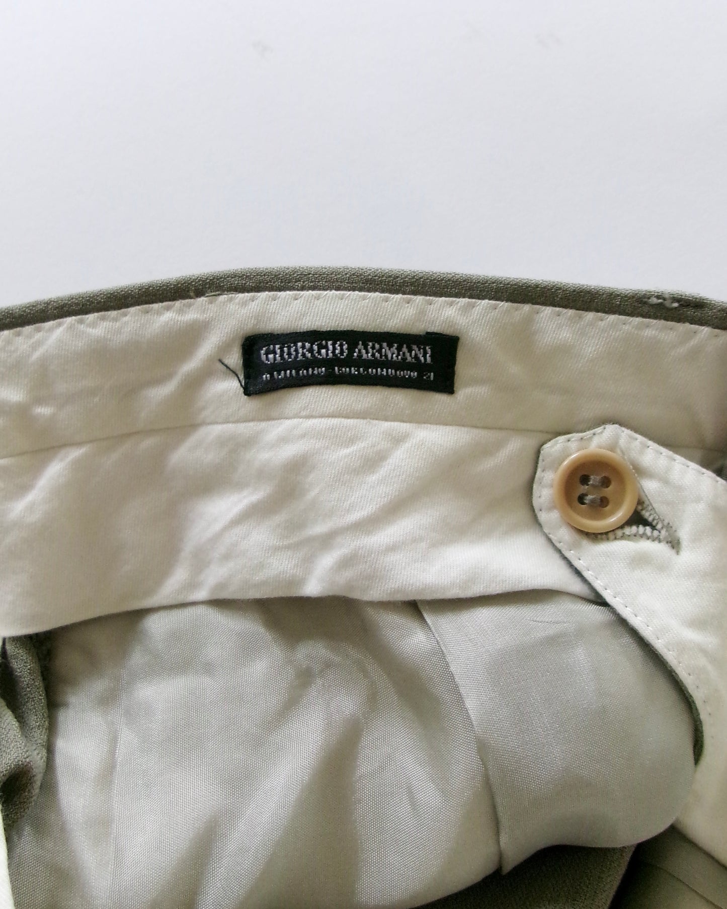 90s GIORGIO ARMANI silk wool setup made in italy