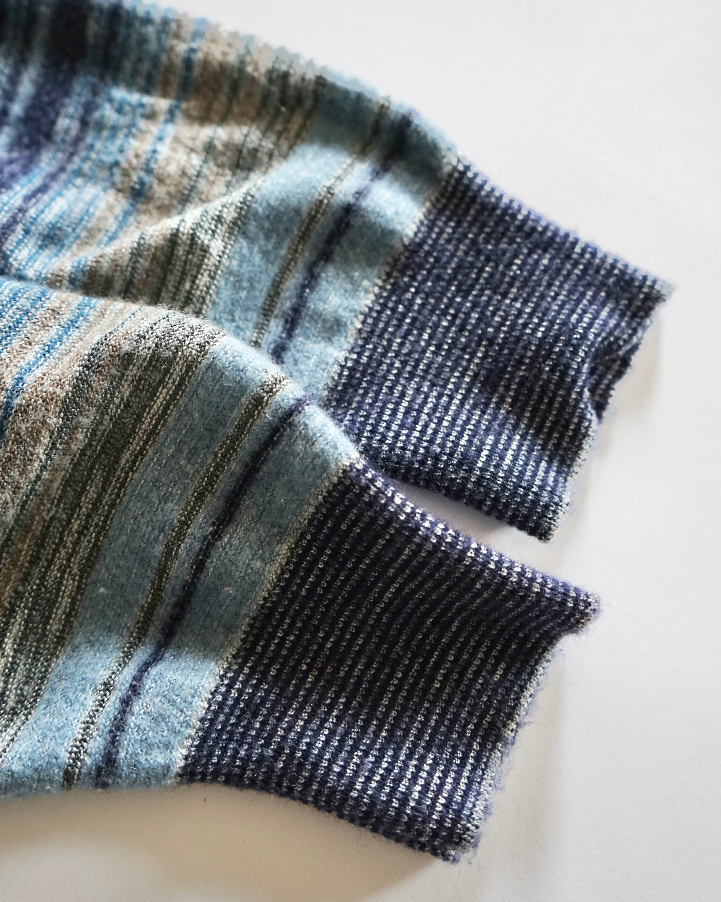 90s MISSONI SPORT border turtleneck knit