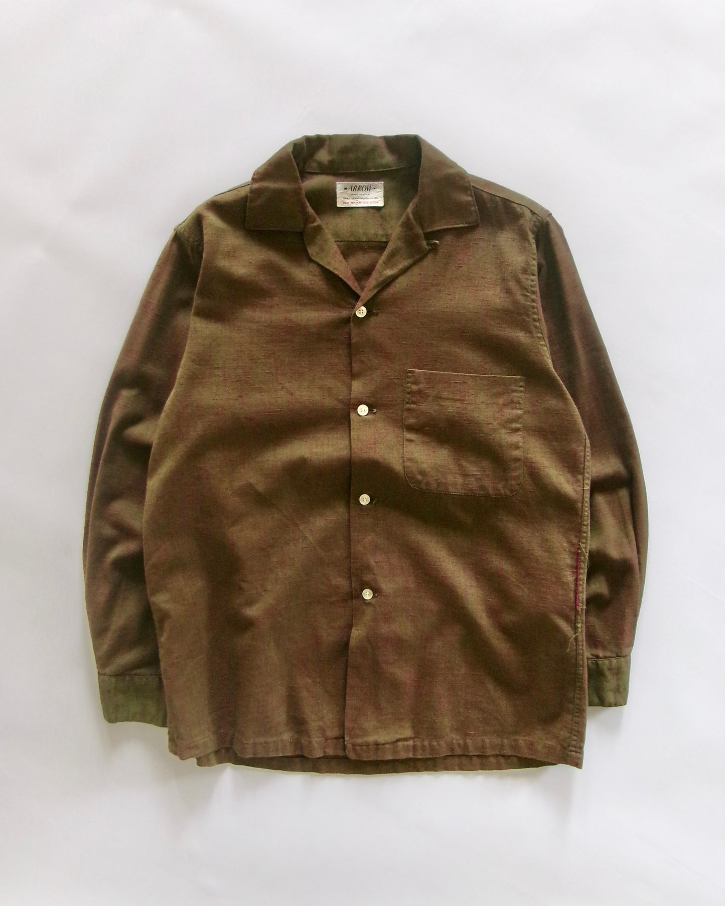 60's ARROW open collar shirts