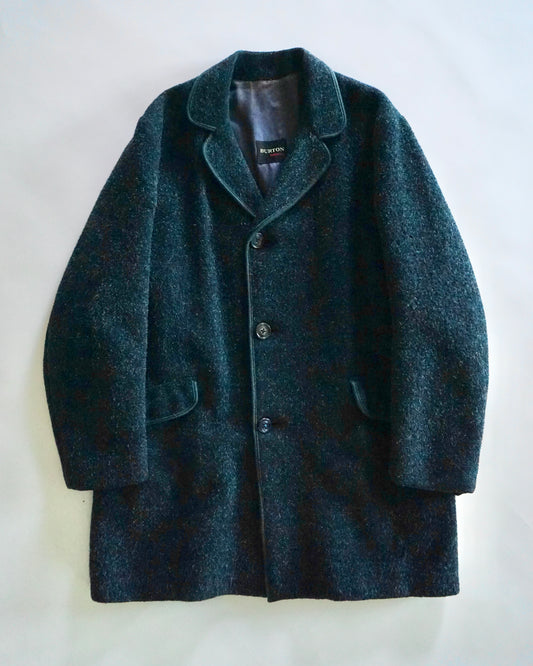 60s BURTON Cashmere beaver finish coat