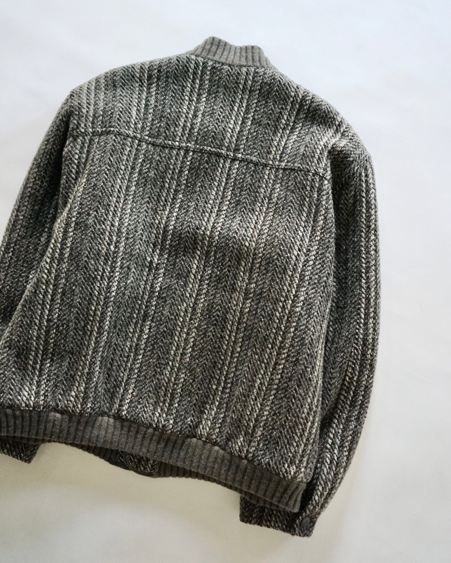 80~90s bignami knit bomber jacket