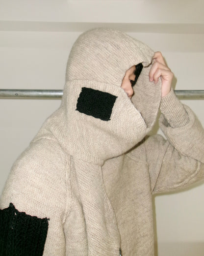 oira reversible balaclava scarf-オノエ