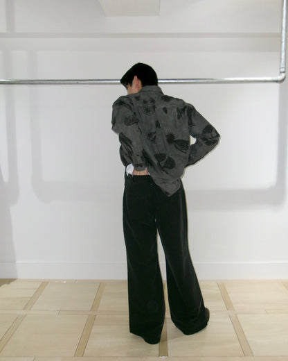 Kiivu baggy chino trouser - Pigment Print Chino Cloth