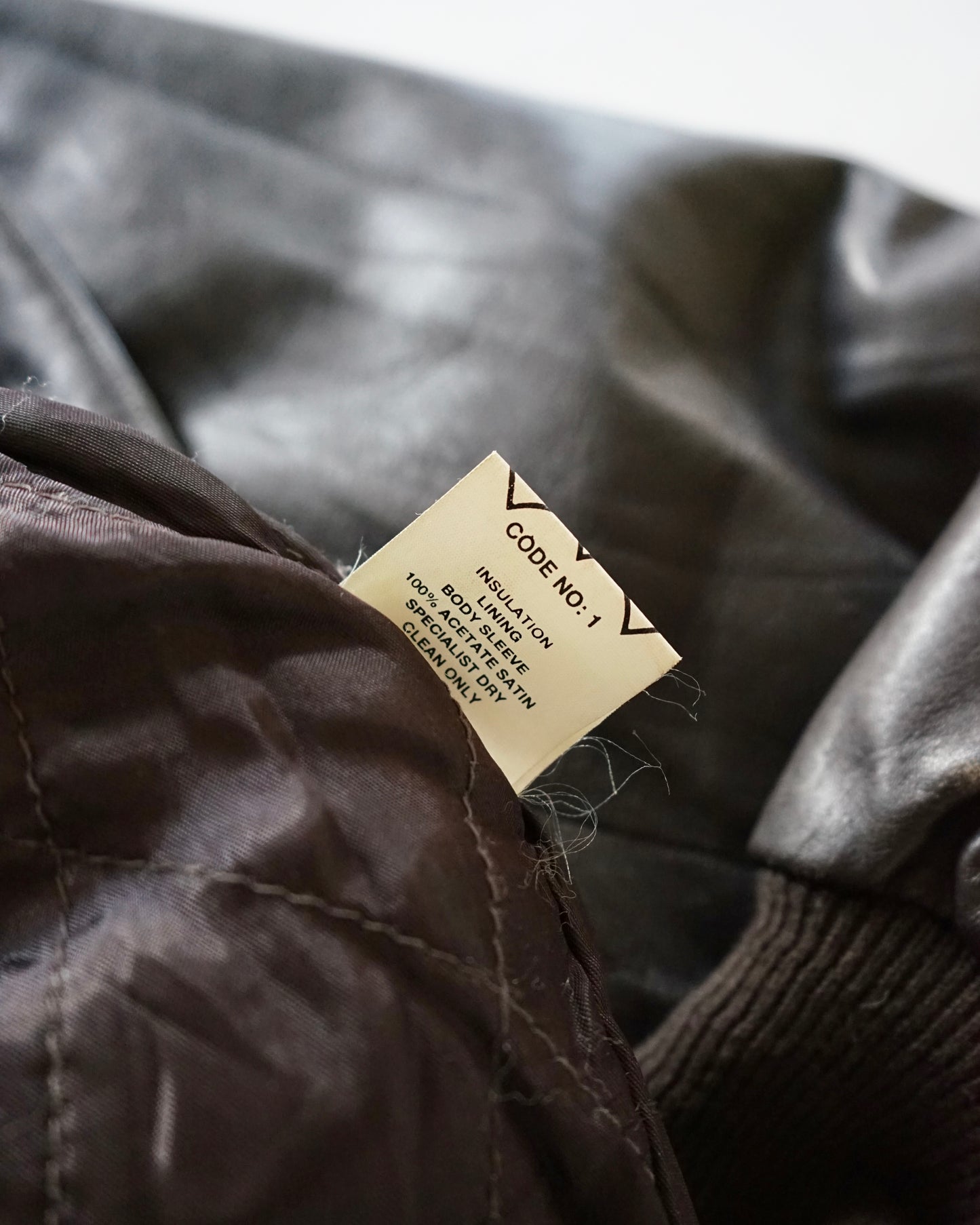 Jawani leather bomber jacket