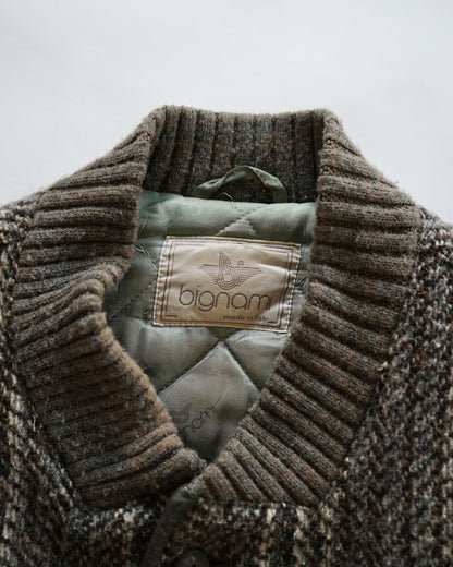 80~90s bignami knit bomber jacket