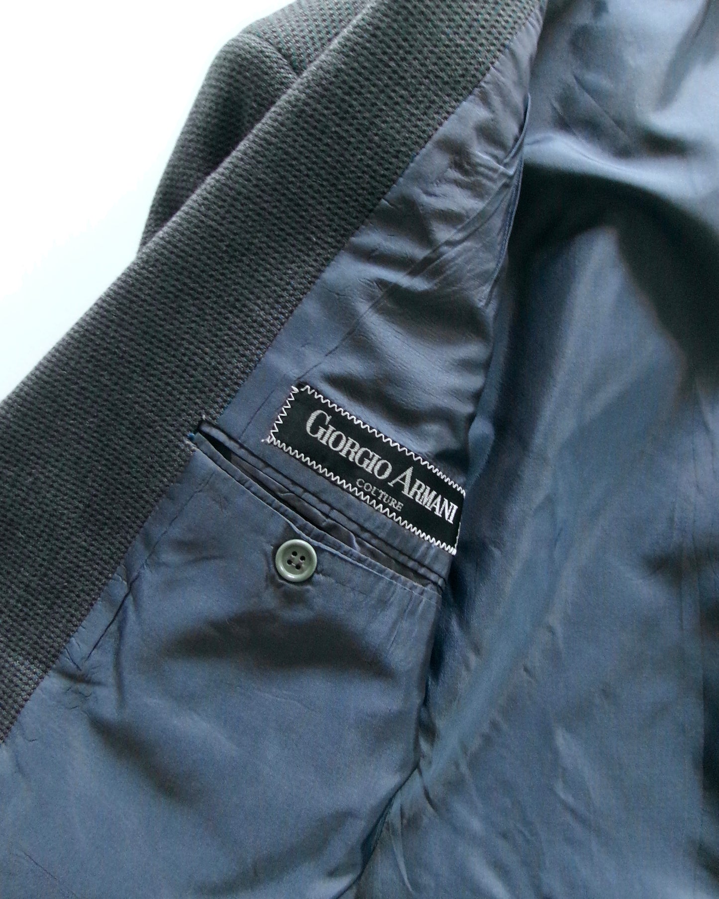 80~90s GIORGIO ARMANI pure wool tailored jacket made in Italy