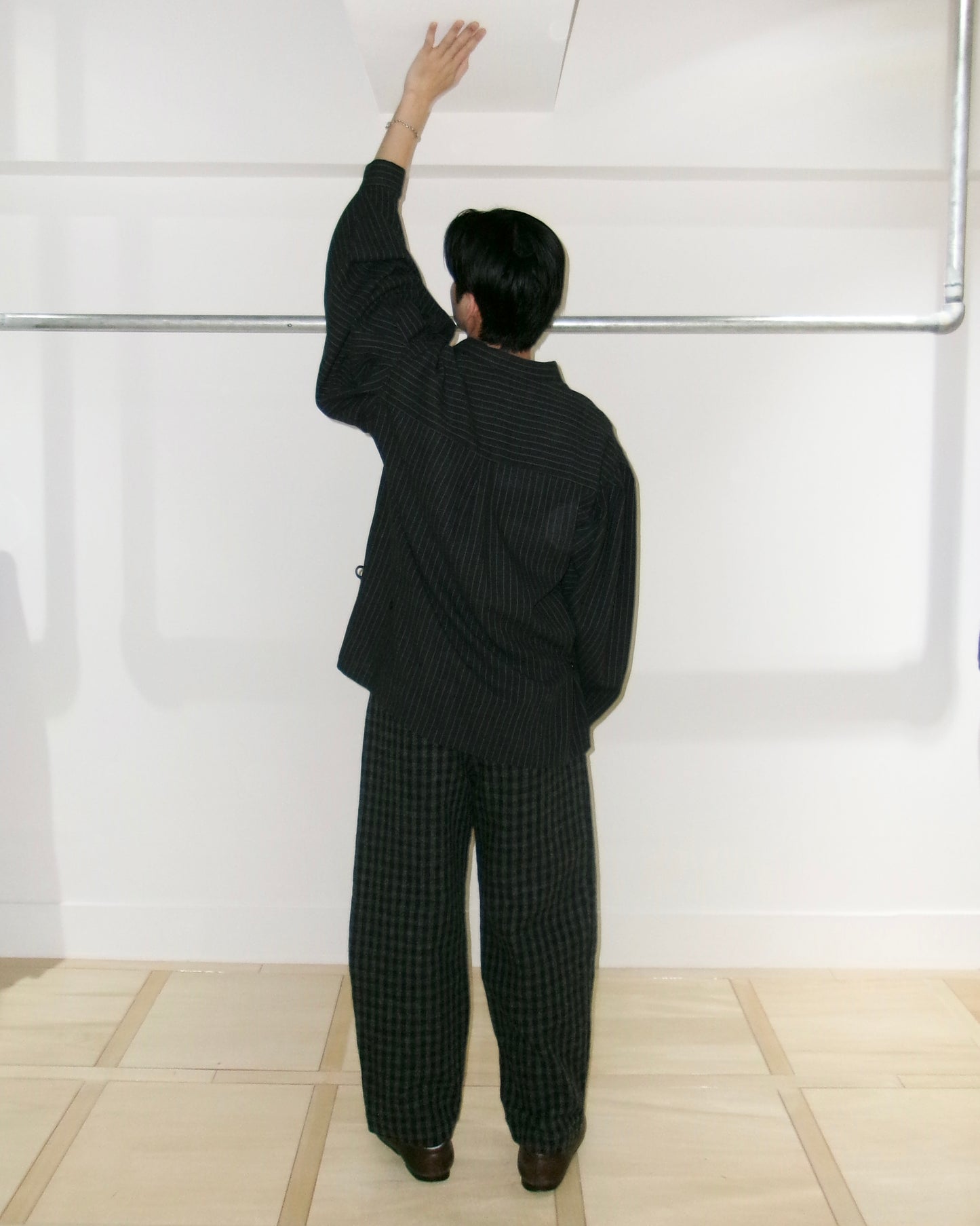 oira pullover shirt - wool stripe