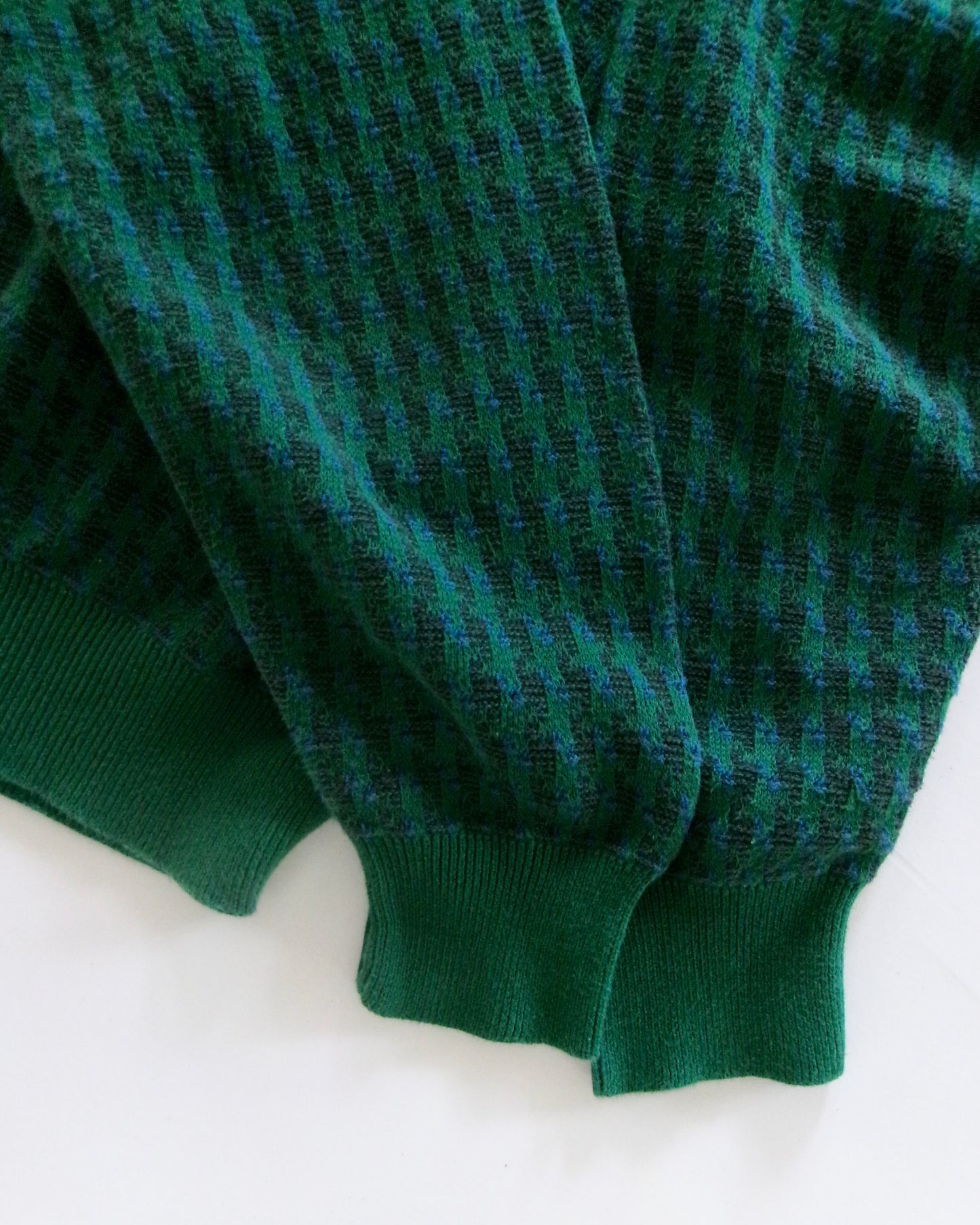 90s Pendleton houndstooth pattern cotton knit