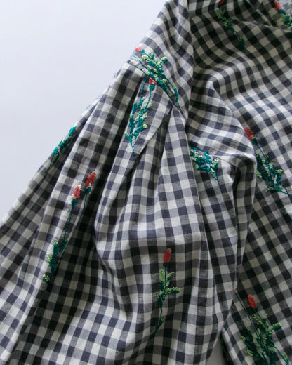oira pullover shirt - gingham