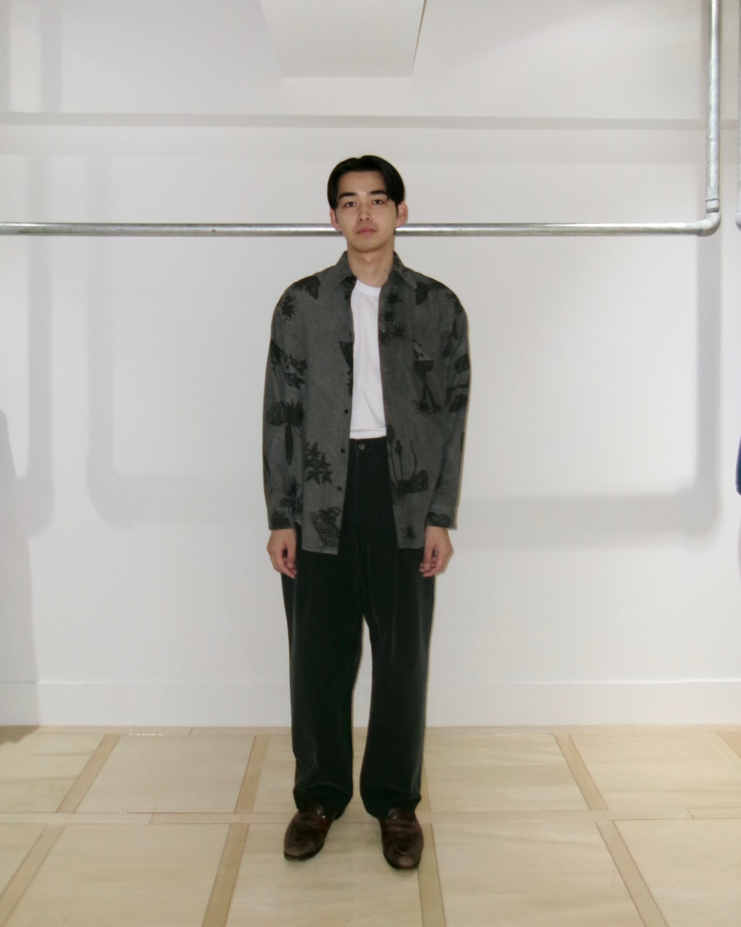 Kiivu L/SHT- Hand Drawing SUMI Printing