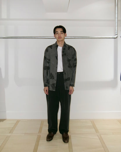 Kiivu L/SHT- Hand Drawing SUMI Printing