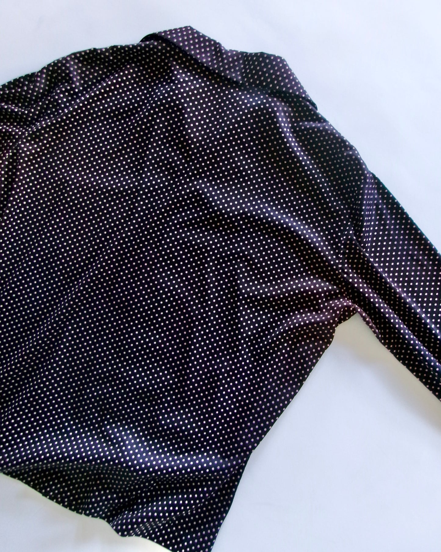 70s dot pattern shirt