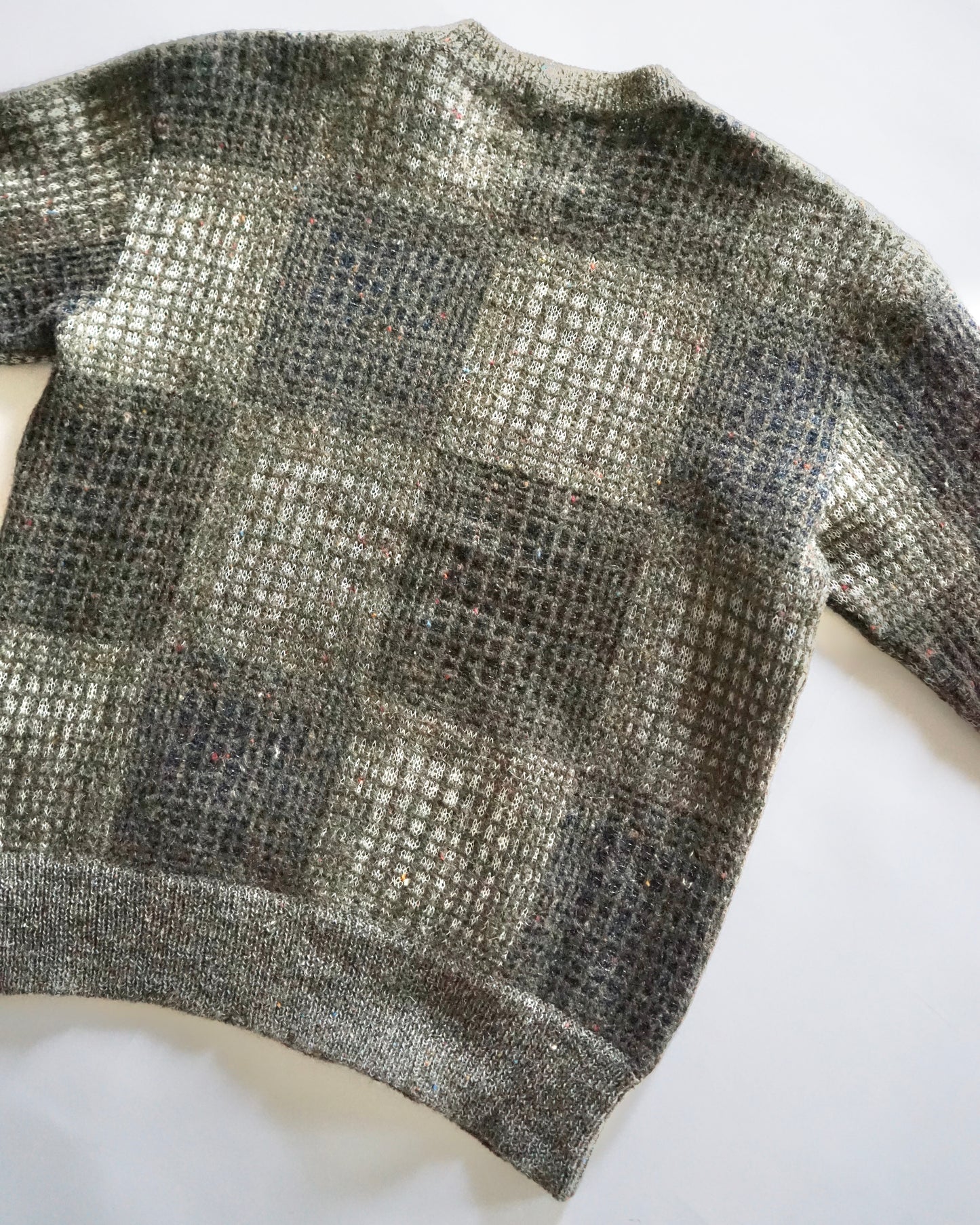 80~90s MISSONI UOMO block pattern knit