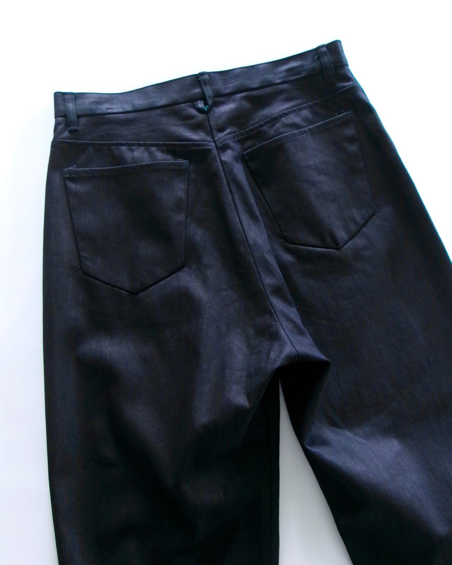 Kiivu denim wide trouser - 12.5oz Rainbow Denim + SUMI