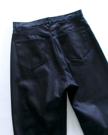 Kiivu denim wide trouser - 12.5oz Rainbow Denim + SUMI