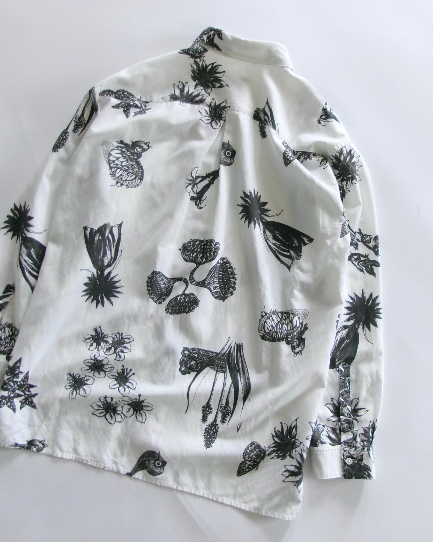 Kiivu L/SHT- Hand Drawing SUMI Printing