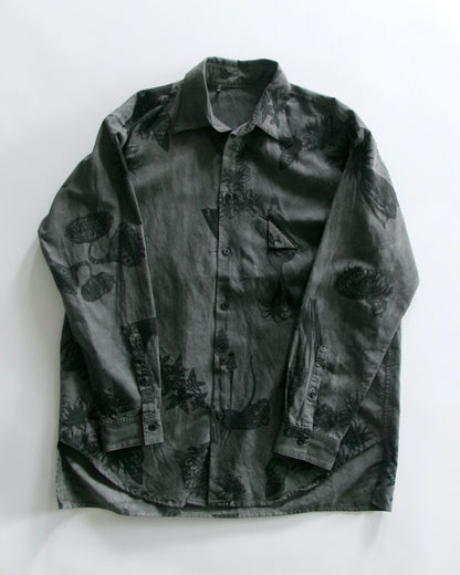 Kiivu L/SHT- Hand Drawing SUMI Printing