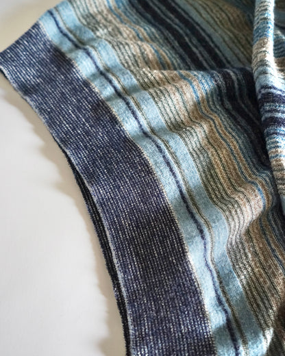 90s MISSONI SPORT border turtleneck knit