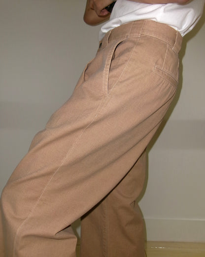 Kiivu baggy chino trouser - Pigment Print Chino Cloth