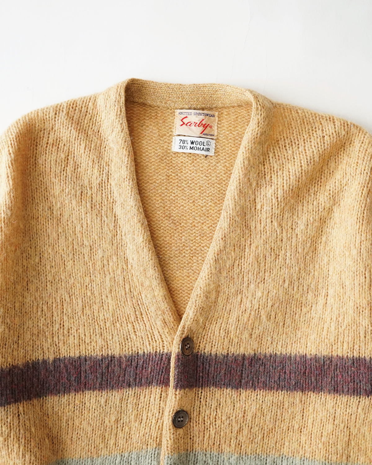 60s Sarly Border Mohair Cardigan