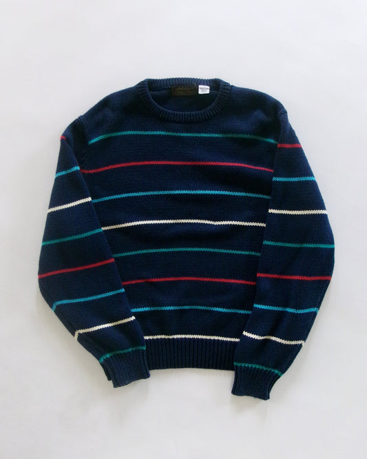 90s Eddie Bauer border cotton knit