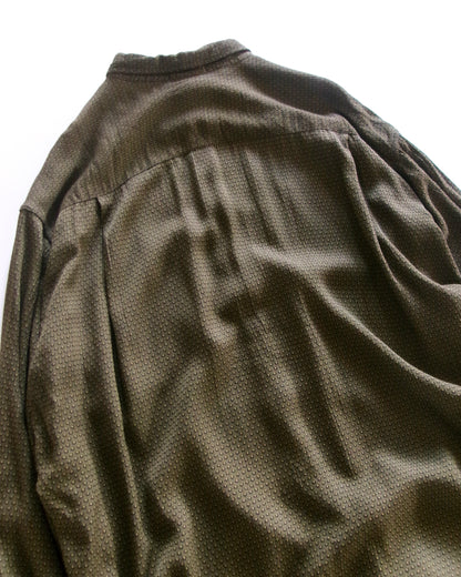 90s GIORGIO ARMANI dot pattern rayon shirts made in italy