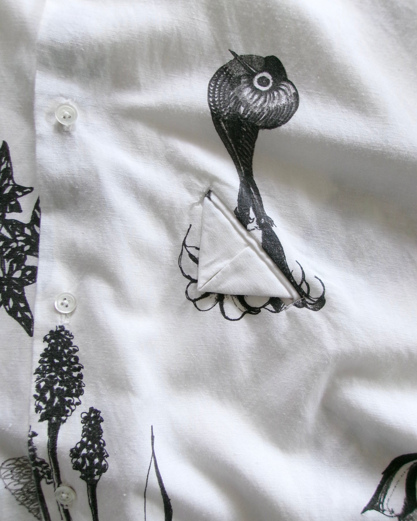 Kiivu L/SHT- Hand Drawing SUMI Printing