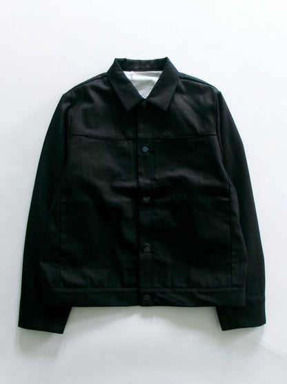 Kiivu denim trucker jacket - 12.5oz Rainbow Denim + SUMI