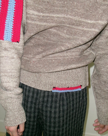 oira reversible knit pull - オノエ