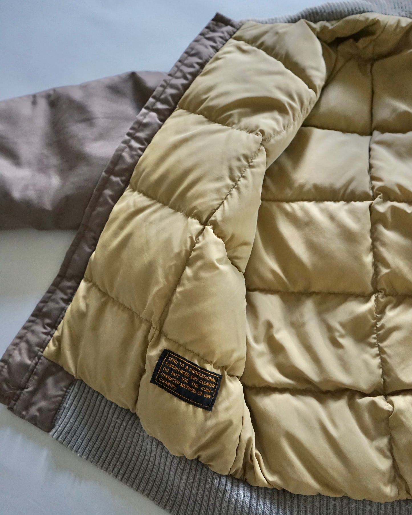 80s Eddie Bauer down bomber jacket