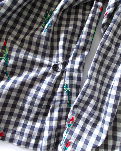 oira pullover shirt - gingham