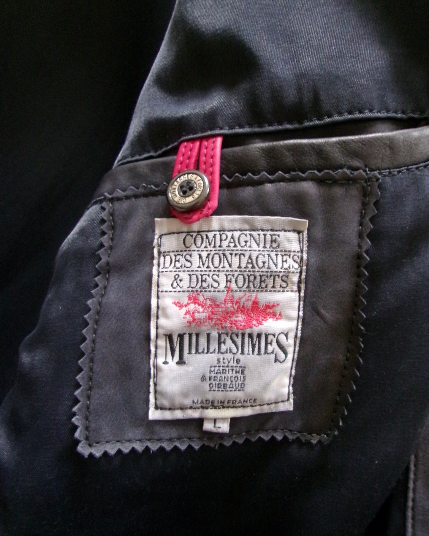 90s Marithe Francois Girbaud leather bomber jacket