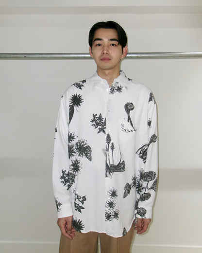 Kiivu L/SHT- Hand Drawing SUMI Printing