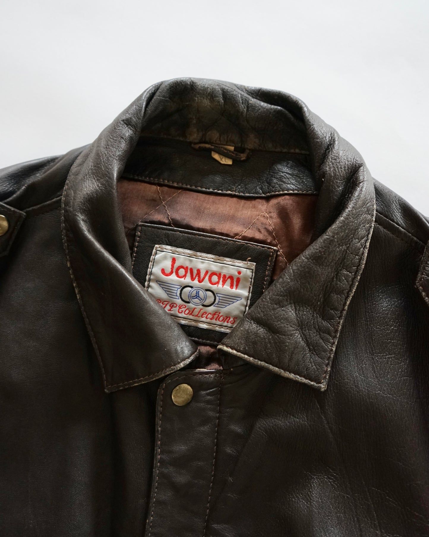 Jawani leather bomber jacket