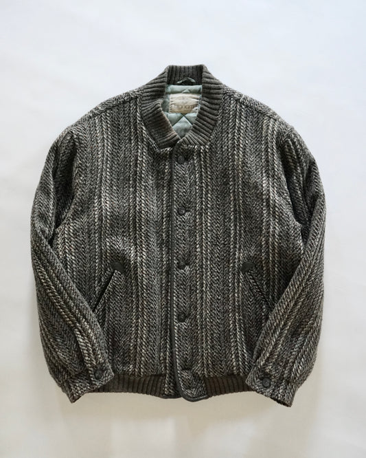 80~90s bignami knit bomber jacket